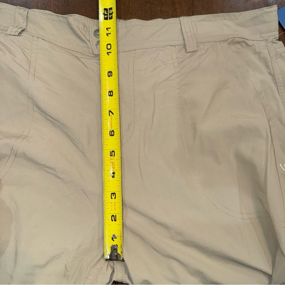 NWT White Sierra Roll Up Tan Khaki Hiking Performance Pant Women’s XL Gorpcore - Picture 13 of 15